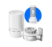 Waterdrop FC-01 Grifo Filtrante con Material Altamente Adsorbente | Certificado NSF 372, Reduce Cloro, Plomo, Fluoruro y Más, para Grifos Estándar, hasta 1200 L, Plata, 1 Filtro