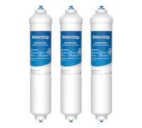 Waterdrop Filtro de Agua para Filtro Frigorifico, Repuesto para Samsung® DA29-10105J, HAFEX/EXP, DA2010CB, DA99-02131B, para LG® Filtro de Agua en línea (Pack de 3)