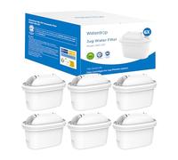 Waterdrop Filtro Recambio, para Brita® Maxtr Plus, 6 Pack | Recambio para Maxtra Pro® All-in-1 Filtro, Compatibile con Jarra Brita® Marella®, Cristal, TÜV SÜD, NSF Certificado