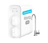 Waterdrop G5P500A Filtro de Agua por Ósmosis Inversa con pH+ Alcalino Mineral, Certificado NSF/ANSI 372, Sistema de Ósmosis Inversa de 8 Etapas, 500G, Relación de Pureza 2:1, Reduce TDS, Libre de BPA