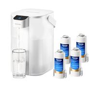 Waterdrop Instant Eletric - Jarra con filtro de agua (3,5 L, 3 meses, sistema de agua potable para exteriores, reduce el cloro, plomo, mercurio, PFAS, PFOA/PFOS, color blanco (con 4 filtros de 757