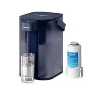 Waterdrop Jarra de filtro de agua eléctrica de acción instantánea y filtro de 3 meses, sistema de filtración de agua de 3,5 l para encimera, reduce el 98% de cloro y más de 20 impurezas, color azul