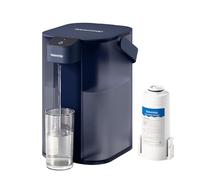 Waterdrop Jarra de filtro de agua eléctrica instantánea, 3,5 l, 3 meses, filtro de agua potable para exteriores, reduce el cloro, plomo, mercurio, PFAS, PFOA/PFOS, Azul (con 1 filtro de 757L)
