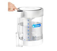 Waterdrop Jarra de filtro de agua eléctrica recargable de 0 TDS, 5,3 L, 5 niveles, cero TDS, reduce el cloro, plomo, cobre, sistema de filtración de agua grande, con 1 filtro