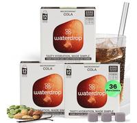 waterdrop® Microdrink Cola Original ÚLTIMA OPORTUNIDAD - Receta Anterior, 36 pastillas efervescentes sin azúcar, cero calorías, para agua con gas, alternativa a refrescos, saborizante agua