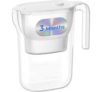 Waterdrop PT-05W-L Jarra Filtradora de Agua, Certificado NSF, 3 Meses, 2,5L | Vida Filtro 5X Más Larga, Filtro Purificador Larga Duración 200 Galones, Reduce Plomo, Fluoruro, Cloro y Más, Sin BPA, Blanco