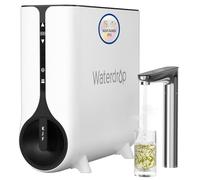 Waterdrop Sistema Dispensador de Agua Caliente Instantánea por Ósmosis Inversa, 600 GPD, sin Tanque, 2:1 Puro a Drenaje, Bajo el Fregadero, Reducción de TDS, Grifo LED Inteligente, WD-K6/WD-KJ600