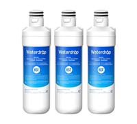 Waterdrop WD-F46 Filtro de agua para frigorífico, compatible con LG® LT1000P®, ADQ74793501, ADQ74793502, 46-9980, 9980; apto para modelos como LFXC24796S, LSFXC2496D; con certificación NSF; 3 unidad