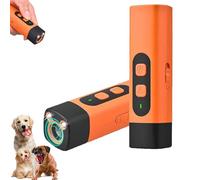 Wateresty Anti Bark, Wateresty Dog Bark Deterrent Device, Double Lights Flashing, Three Speed Frequency Conversion, Safe Portable for Indoor Outdoor Use Own or Neighbor's Dogs (Orange*2)