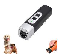 Wateresty Anti Bark, Wateresty Dog Bark Deterrent Device, Double Lights Flashing, Three Speed Frequency Conversion, Safe Portable for Indoor Outdoor Use Own or Neighbor's Dogs (Black)