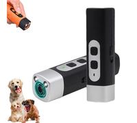 Wateresty Anti Bark, Wateresty Dog Bark Deterrent Device, Double Lights Flashing, Three Speed Frequency Conversion, Safe Portable for Indoor Outdoor Use Own or Neighbor's Dogs (Black*2)
