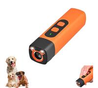 Wateresty Anti Bark, Wateresty Dog Bark Deterrent Device, Double Lights Flashing, Three Speed Frequency Conversion, Safe Portable for Indoor Outdoor Use Own or Neighbor's Dogs (Orange)