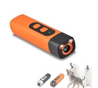 Wateresty Anti Bark,Wateresty Dog Bark Deterrent Device,with Led Flashlight,Double Lights Flashing,50ft Range Professional Dogs Training Tool,Correct Dog'S Bad Behavior (Orange #1)