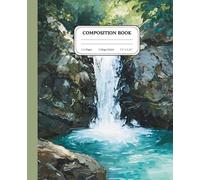Waterfall Calm Notebook: A Relaxing Nature Journal Gift for Peace & Creativity: Hidden Falls, Green Forest & Soothing Water - Aesthetic Writing diary for Reflection, Stress Relief & Inspiration