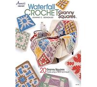 Waterfall Crochet Granny Squares: 20 Granny Squares Made Using a New Technique!