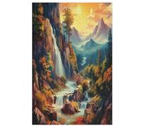 Waterfall Puzzle Games for Adults Y Niños - for Creativity And Mindfulness - Challenging Jigsaw Puzzles 1000 Piezas for Family 78 × 53 cm