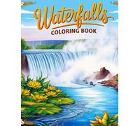Waterfalls: Coloring Book