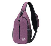 Waterfly Mochila Cruzada Pecho Mochila Bandolera para Ciclismo Senderismo Casual Hombre y Mujer