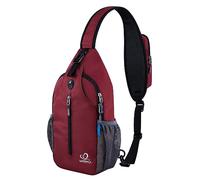 Waterfly Mochila Cruzada Pecho Mochila Bandolera para Ciclismo Senderismo Casual Hombre y Mujer