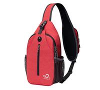 Waterfly Mochila Cruzada Pecho Mochila Bandolera para Ciclismo Senderismo Casual Hombre y Mujer