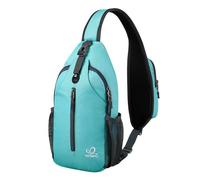 Waterfly Mochila Cruzada Pecho Mochila Bandolera para Ciclismo Senderismo Casual Hombre y Mujer