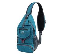 Waterfly Mochila Cruzada Plegable Pequeña Bolso de Hombro, Bolsa de Pecho para Senderismo Viajes Hombres y Mujeres