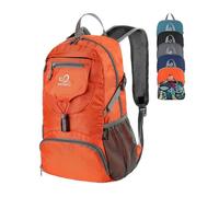 WATERFLY Mochila plegable ultraligera de 20 L: pequeña mochila de | Mochila de trekking para hombre, mujer, ligera, para exteriores, deportiva, para viajes, senderismo y viajes, mochila de día