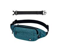 WATERFLY Riñonera para hombre y mujer: pequeña riñonera deportiva Bum Hip Bag hombres mujeres cintura Fanny Pack con correa de extensión para viajes, senderismo, entrenamiento de perros al aire libre,