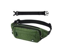 WATERFLY Riñonera para hombre y mujer: pequeña riñonera deportiva Bum Hip Bag hombres mujeres cintura Fanny Pack con correa de extensión para viajes, senderismo, entrenamiento de perros, al aire