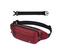 WATERFLY Riñonera para hombre y mujer: pequeña riñonera deportiva Bum Hip Bag hombres mujeres cintura Fanny Pack con correa de extensión para viajes, senderismo, entrenamiento de perros al aire libre,