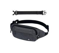 WATERFLY Riñonera para hombre y mujer: pequeña riñonera deportiva Bum Hip Bag hombres mujeres cintura Fanny Pack con correa de extensión para viajes, senderismo, entrenamiento de perros al aire libre,