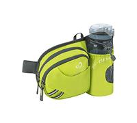 Waterfly Riñonera Running Deportiva Hombre Mujer con Soporte para Botellas Bolsa de Cintura para Correr Senderismo (Verde Claro)