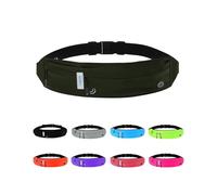 Waterfly Riñonera Running Hombre Mujer: Cinturón para Correr Rinonera para Móvil Bolso para Correr Runner Belt para el Abdomen Cinturon Deporte Movil para Viajar, Trotar, Al Aire Libre Verde Militar
