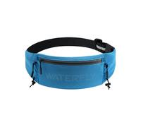 Waterfly Riñonera Running Hombre Mujer: Cinturón para Correr Rinonera Transpirable Runner Belt Porta Dorsal Bolso Cinturon Deporte Movil para Viajar, Trotar, Al Aire Libre Azul