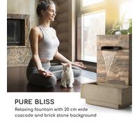 Watergate fuente de jardín in/outdoor bomba de 15W 10m de cable galvanizada