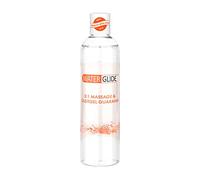 Waterglide Experiencia de guaraná y gel lubricante con estimulante patada de frescura | Lubricante a base de agua | Vegano | 300 ml para sexo y juguetes sexuales | Hombre y mujer