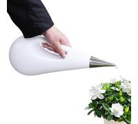 Watering Can Large Capacity, Teardrop Shape Garden Jug, 2l Outdoor Plant Watering Tool, Vegetables Flowers Backyard Use, for Indoor Office Classroom Beach Sandbox Gardening Irrigation 5.83x14.09in