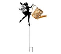 Watering Can Lights - LED Weather Resistant Metal Art | Iron Material With Waterproof Solar LED String, Outdoor Yard Lawn Patio Porch Pathway Walkway Park Party Birthday Gift