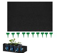 Watering Mat, Automatic Plant Watering Pad, Felt Wicking System with Label Stakes, 47x39 Inch Thicken Design Consistent Hydration, Planter Garden Tools for Women Gardeners