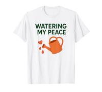 Watering My Peace Self, Care Mindfulness Motivational Garden Camiseta