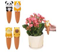 Watering Spikes | Indoor Planter Irrigation Tool, 4-pack of cute animal-shaped irrigation tools, Flower, Lawns, Indoors, Backyard (C#1)