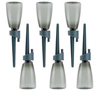 Watering Stakes - Automatic 6 piezas Plant Waterer | Válvula de control lento de liberación lenta, abs irrigation Device For Outdoor Indoor Pots And Vacation Plant Care