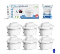 WaterJingYi Filtro de agua de Compatible Con Brita Maxtr 6 Pack