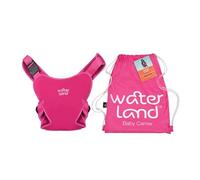 WaterLand Asiento portabebés innovador para agua y tierra, correa de pecho impermeable para niños pequeños con correas ajustables, asiento de transporte ligero para piscina y playa