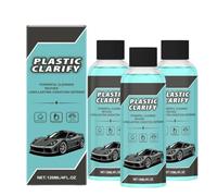 Waterless Spray Wax, Plastic Clarify For Cars, Plastic Clarify, Car Interior Plastic Cleaner & Conditioner, Plastic Rubber Leather Restorer For Cars 120 ML (3pcs)