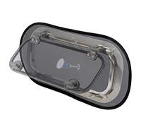 Waterline Design Mosquitera para portlights de Barco, de tamaño Universal, se Monta Desde el Interior con imán, se Adapta a Todas Las Marcas (#1430, 2 Unidades) Portilla no incluida