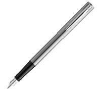 Waterman Graduate Allure pluma estilográfica, Cromo, plumín fino, tinta azul, estuche de regalo