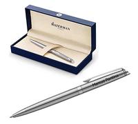 Waterman Hemisferio Bolígrafo con Grabado Regalo para Mann Y Mujer Inspiriert De Parisino Mode Personalizada Grabado Azul Tinta (Acero Inox. C.C