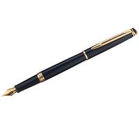 Parker Jotter Originals pluma estilográfica, acabado negro clásico, plumín mediano, tinta negra y azul