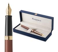 Waterman Pluma estilográfica Hémisphère | La Edición Discreta | Rojo cobre | plumín mediano de acero inoxidable | estuche de regalo